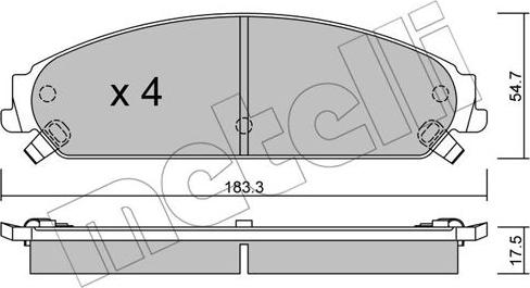 Metelli 22-0717-0 - Eļļas filtrs ps1.lv