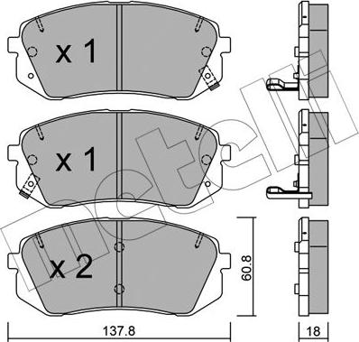 Metelli 22-0783-1 - Eļļas filtrs ps1.lv