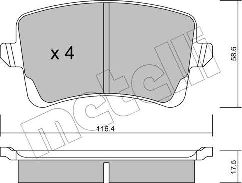 Metelli 22-0776-0 - Eļļas filtrs ps1.lv