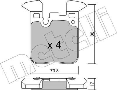 Metelli 22-1016-0 - Eļļas filtrs ps1.lv