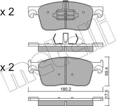 Metelli 22-1107-0 - Eļļas filtrs ps1.lv