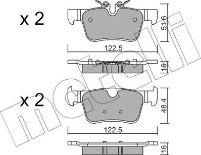 Metelli 22-1121-0 - Eļļas filtrs ps1.lv