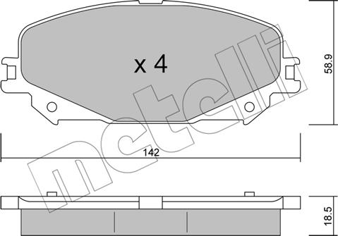 Metelli 22-1176-0 - Eļļas filtrs ps1.lv