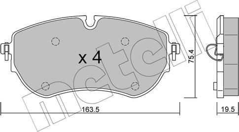 Metelli 22-1172-0 - Eļļas filtrs ps1.lv