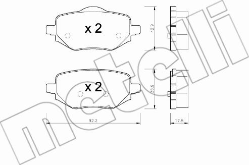 Metelli 22-1323-0 - Eļļas filtrs ps1.lv