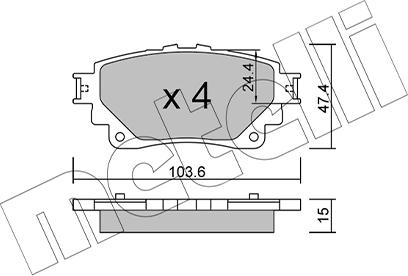 Metelli 22-1290-0 - Eļļas filtrs ps1.lv