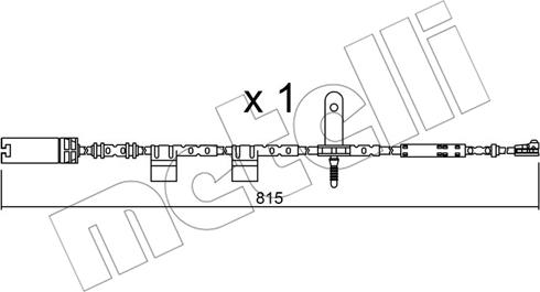 Metelli SU.324 - Indikators, Bremžu uzliku nodilums ps1.lv