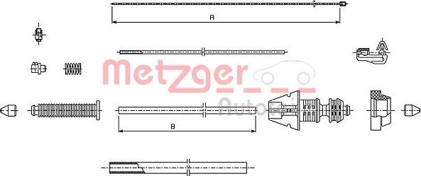 Metzger 493.1 - Akseleratora trose ps1.lv