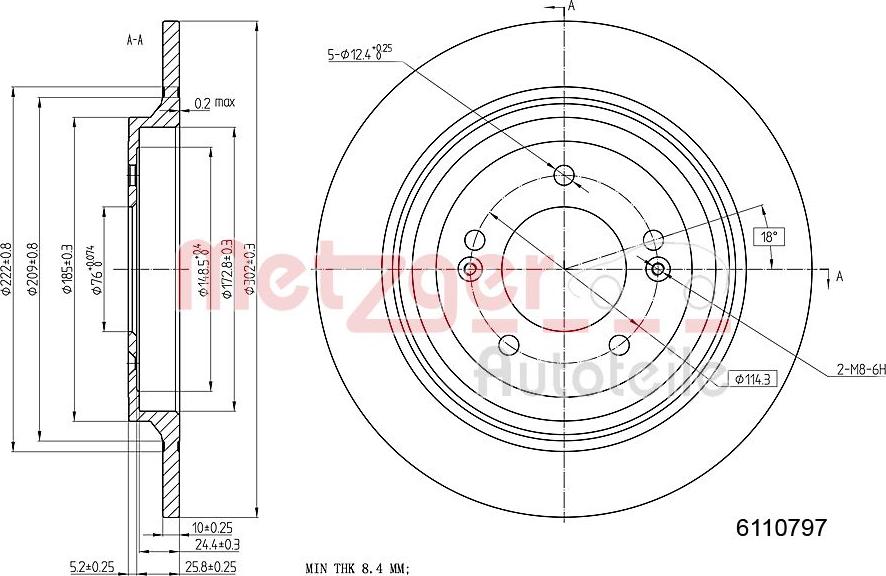 Open Parts BDR2812.10 - Bremžu diski ps1.lv