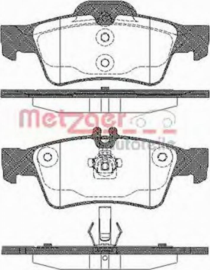 Metzger 099100 - Bremžu uzliku kompl., Disku bremzes ps1.lv