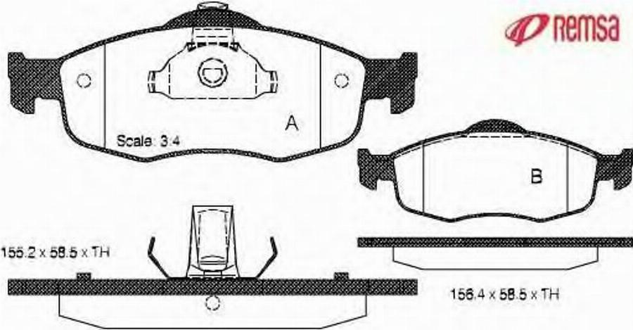 Metzger 043200 - Bremžu uzliku kompl., Disku bremzes ps1.lv