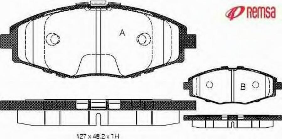 Metzger 069600 - Bremžu uzliku kompl., Disku bremzes ps1.lv