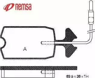 HELLA 8DB 355 005-881 - Bremžu uzliku kompl., Disku bremzes ps1.lv