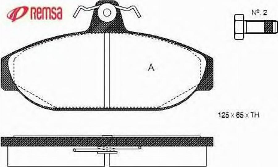 Metzger 015600 - Bremžu uzliku kompl., Disku bremzes ps1.lv