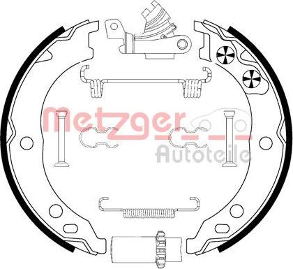 Metzger 0152019 - Bremžu loku kompl., Stāvbremze ps1.lv