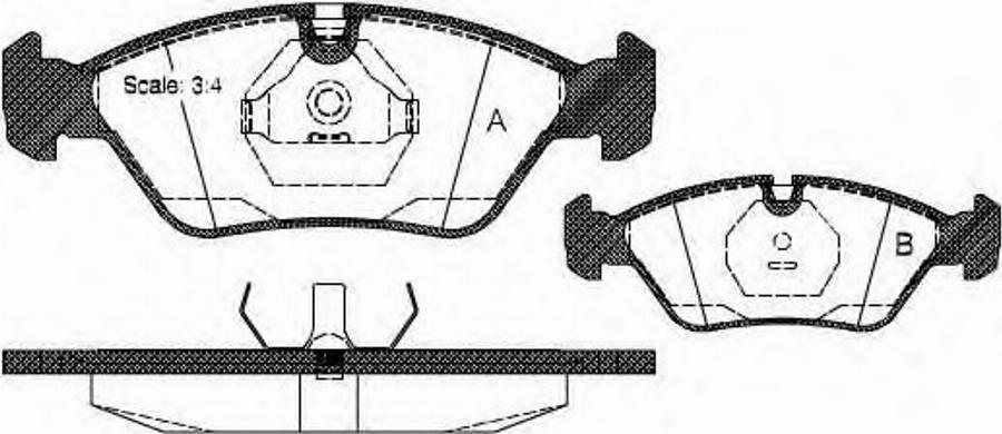 Metzger 013900 - Bremžu uzliku kompl., Disku bremzes ps1.lv