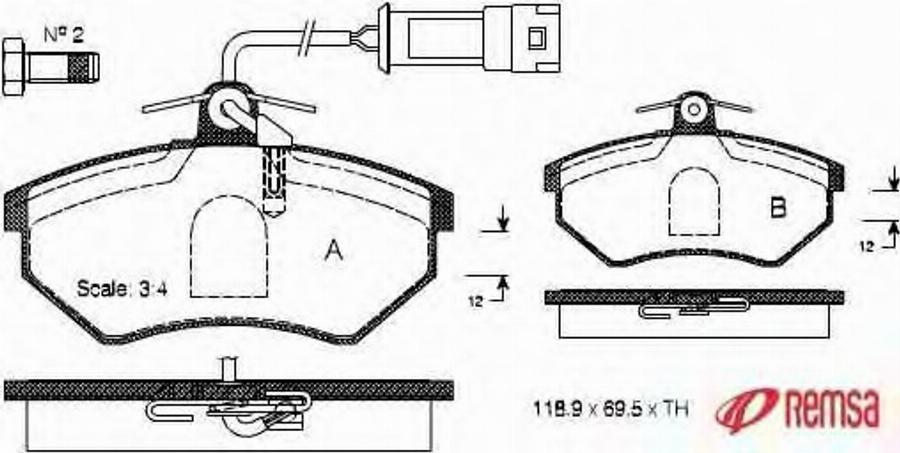 Metzger 0134.02 - Bremžu uzliku kompl., Disku bremzes ps1.lv