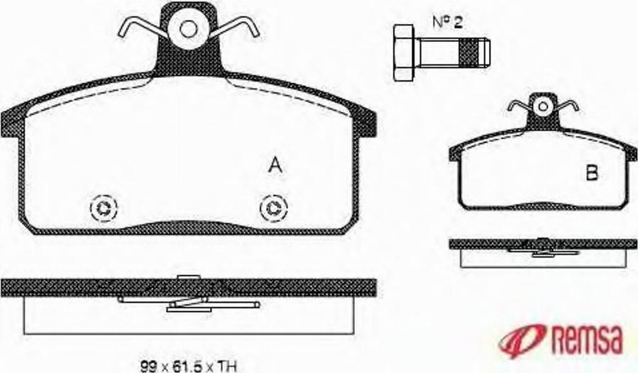 Metzger 012840 - Bremžu uzliku kompl., Disku bremzes ps1.lv