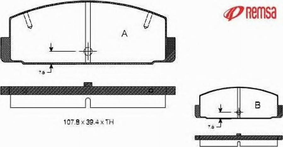 Metzger 017910 - Bremžu uzliku kompl., Disku bremzes ps1.lv