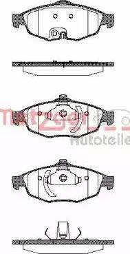 Metzger 1170754 - Bremžu uzliku kompl., Disku bremzes ps1.lv