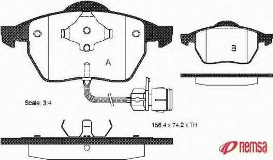 Metzger 039002 - Bremžu uzliku kompl., Disku bremzes ps1.lv