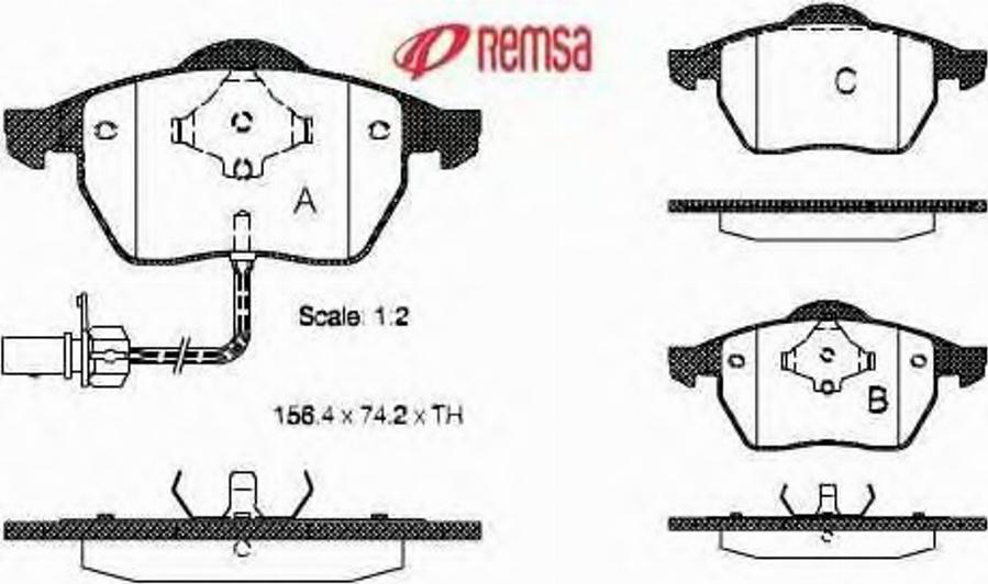 Metzger 0390.11 - Bremžu uzliku kompl., Disku bremzes ps1.lv