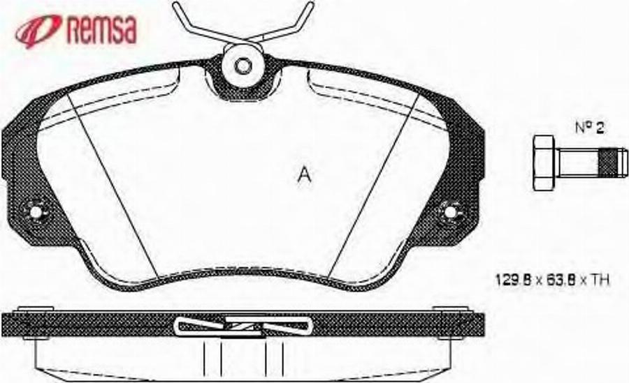 Metzger 038200 - Bremžu uzliku kompl., Disku bremzes ps1.lv