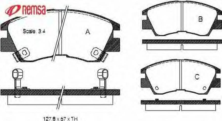 Metzger 027502 - Bremžu uzliku kompl., Disku bremzes ps1.lv