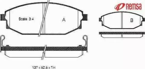 Roulunds Rubber 610681 - Bremžu uzliku kompl., Disku bremzes ps1.lv