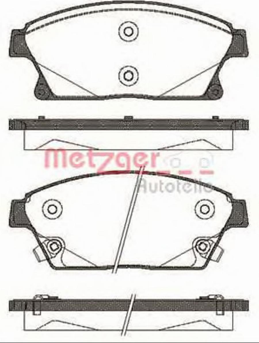 Metzger 1431.02 - Bremžu uzliku kompl., Disku bremzes ps1.lv