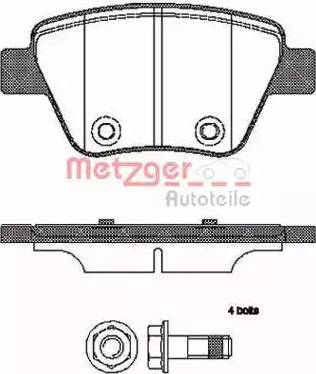 Metzger 1420.00 - Bremžu uzliku kompl., Disku bremzes ps1.lv