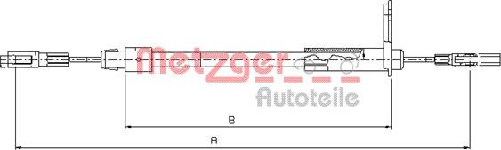 Metzger 10.9441 - Trose, Stāvbremžu sistēma ps1.lv