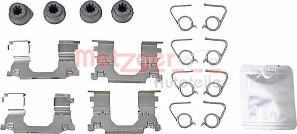 Metzger 109-0053 - Piederumu komplekts, Disku bremžu uzlikas ps1.lv