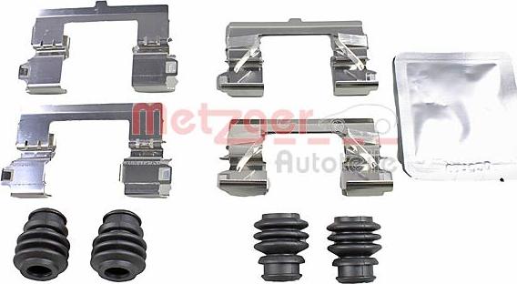 Metzger 109-0112 - Piederumu komplekts, Disku bremžu uzlikas ps1.lv