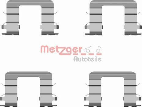 Metzger 109-1696 - Piederumu komplekts, Disku bremžu uzlikas ps1.lv