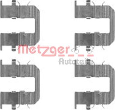 Metzger 109-1746 - Piederumu komplekts, Disku bremžu uzlikas ps1.lv