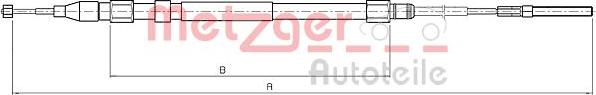 Metzger 10.4266 - Trose, Stāvbremžu sistēma ps1.lv