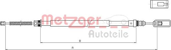 Metzger 10.4719 - Trose, Stāvbremžu sistēma ps1.lv