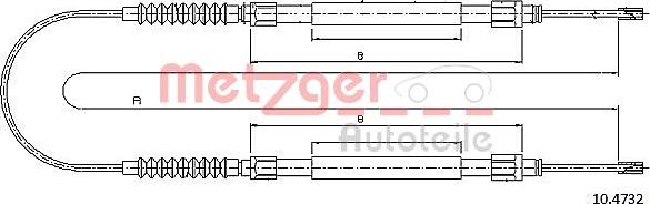 Metzger 10.4732 - Trose, Stāvbremžu sistēma ps1.lv