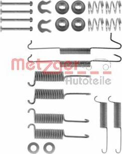 Metzger 105-0571 - Piederumu komplekts, Bremžu loki ps1.lv