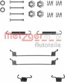 Metzger 105-0651 - Piederumu komplekts, Bremžu loki ps1.lv