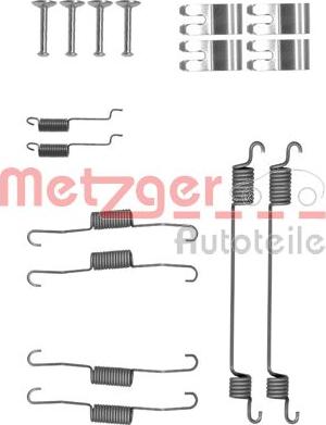 Metzger 105-0030 - Piederumu komplekts, Bremžu loki ps1.lv