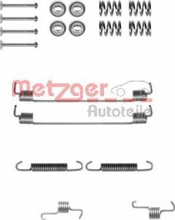 Metzger 105-0819 - Piederumu komplekts, Bremžu loki ps1.lv