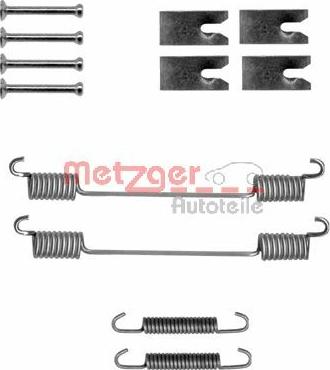 Metzger 105-0836 - Piederumu komplekts, Bremžu loki ps1.lv