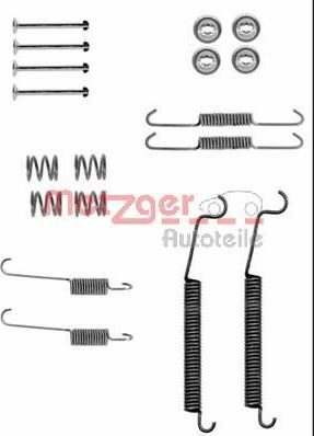 Metzger 105-0830 - Piederumu komplekts, Bremžu loki ps1.lv