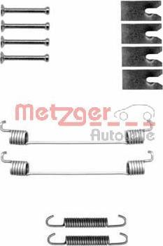 Metzger 105-0827 - Piederumu komplekts, Bremžu loki ps1.lv