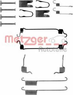 Metzger 105-0751 - Piederumu komplekts, Bremžu loki ps1.lv