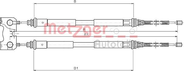 Metzger 10.5355 - Trose, Stāvbremžu sistēma ps1.lv