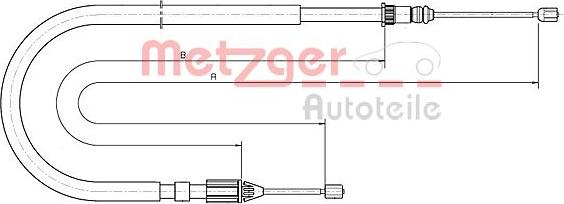 Metzger 10.6684 - Trose, Stāvbremžu sistēma ps1.lv