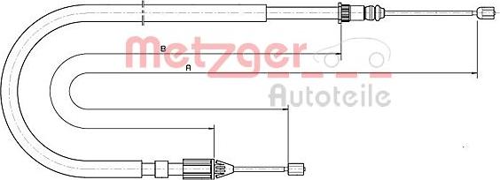 Metzger 10.6685 - Trose, Stāvbremžu sistēma ps1.lv